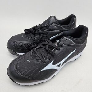 Mizuno 9-Spike Advanced Sweep 3 Women 9.5 Softball Cleats Black White Panda New